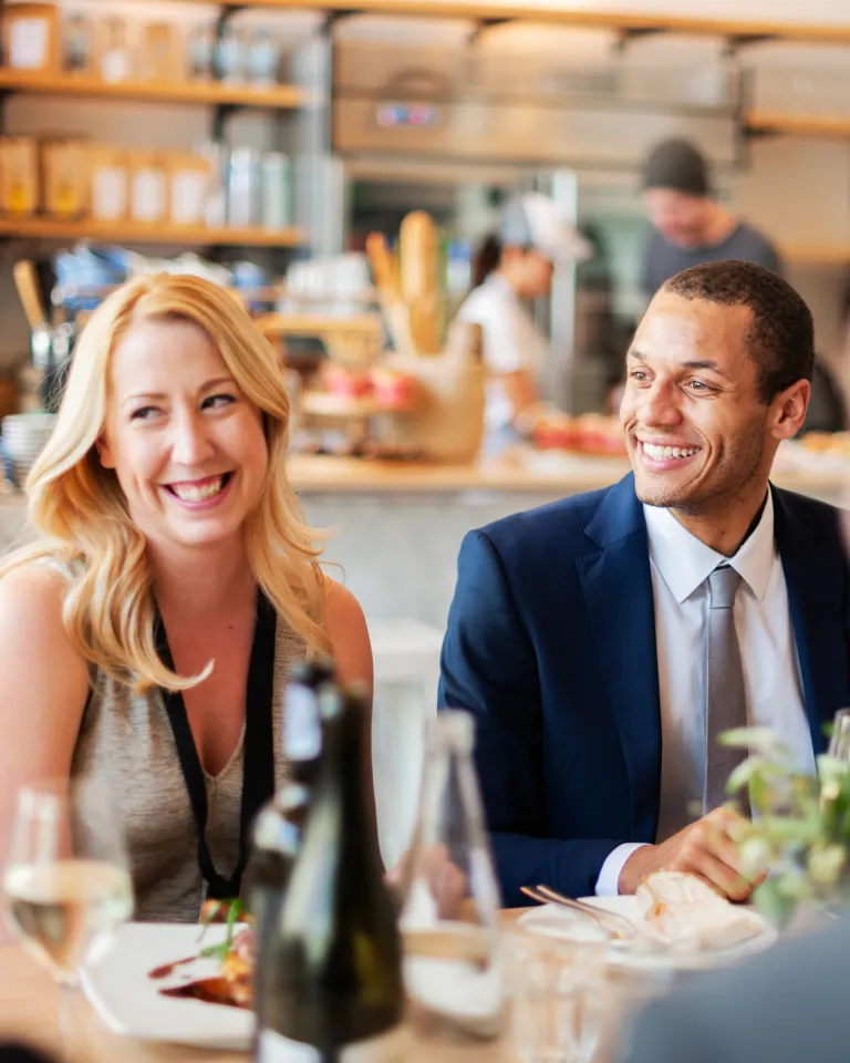 People sitting at table